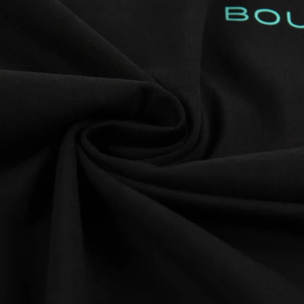 Boutiq Classic Black Cotton T-shirt - Image 4