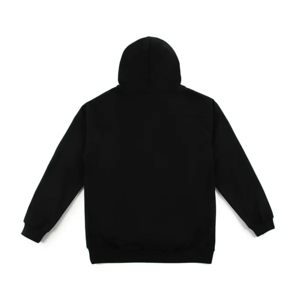 Boutiq Classic Black Hoodie - Signature Blue Logo - Image 5