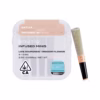 Boutiq Purple Peeps x Orange Tic Tacs Live Diamond Infused Pre-Rolls 5-pack in an airtight, waterproof case.