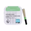 Boutiq Rainbow Melon x King Louis OG Live Diamond Infused Pre-Rolls 5-pack in an airtight, waterproof case.