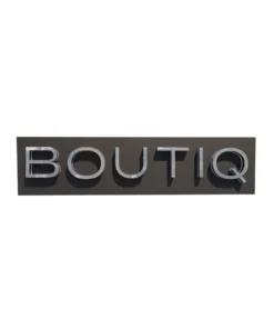 Boutiq Signature Blue Light-Up Sign off