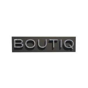 Boutiq Signature Blue Light-Up Sign off