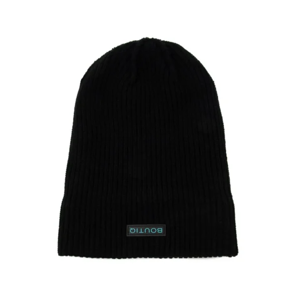 Boutiq Cozy Knit Beanie - Black - Image 2