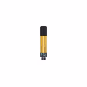 Boutiq 1G 510 vape cartridge with clear liquid diamonds cannabis oil, Apple Fritter strain