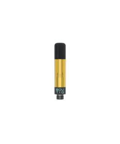 Boutiq 1G 510 vape cartridge with clear liquid diamonds cannabis oil, Pineapple Punch strain