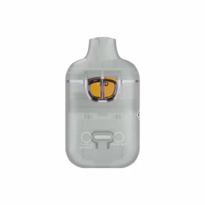 Boutiq Switch 1G dual-chamber vape pen with Purple Papaya (Indica) and Frostiez (Indica) liquid diamonds cannabis oil, on a clean white background, showcasing the 'SWITCH' button.