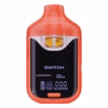 Boutiq Switch V4 2G dual-chamber vape pen displaying Glowberry and Pop Rocks cannabis oil, with digital screen and 'SWITCH' button, on a clean white background.
