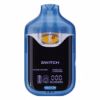 Boutiq Switch V4 2G dual-chamber vape pen displaying Honeycomb and French Cookies cannabis oil, with digital screen and 'SWITCH' button, on a clean white background.