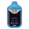 Boutiq Switch V4 2G dual-chamber vape pen displaying Italian Ice and Star Fruit cannabis oil, with digital screen and 'SWITCH' button, on a clean white background.