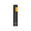 Boutiq Switch Disposable Vape, a sleek device with a transparent chamber displaying golden cannabis oil, featuring the 'BOUTIQ' label, presented on a clean white background.